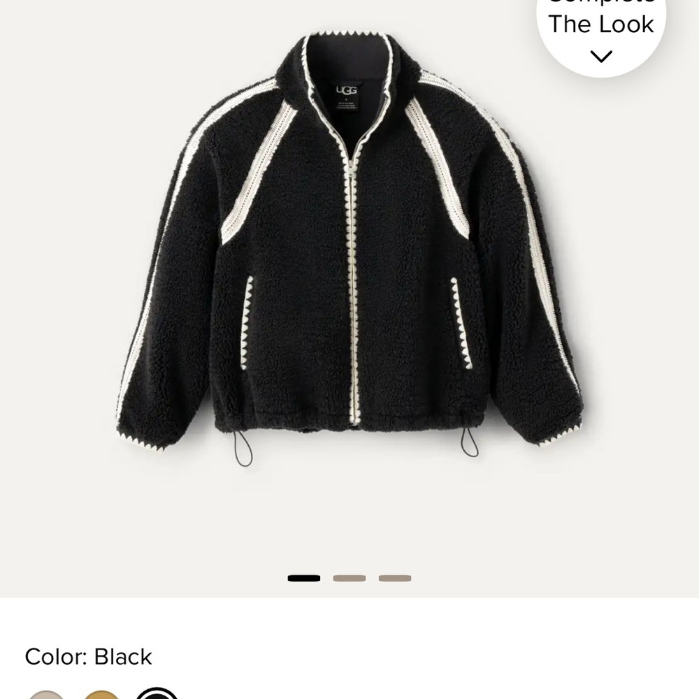 UGG Black and White Women's Jacket